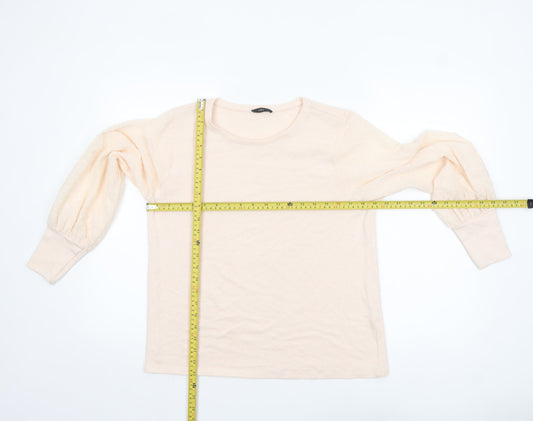 Womens UK Size 14 M&Co Pink Tunic Blouse