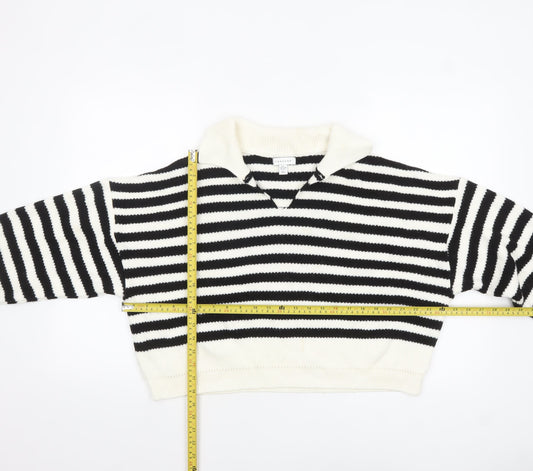 Womens UK Size S Topshop Black Pullover Jumper