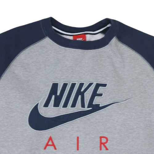 Mens UK Size XL Nike Grey Pullover Sweatshirt