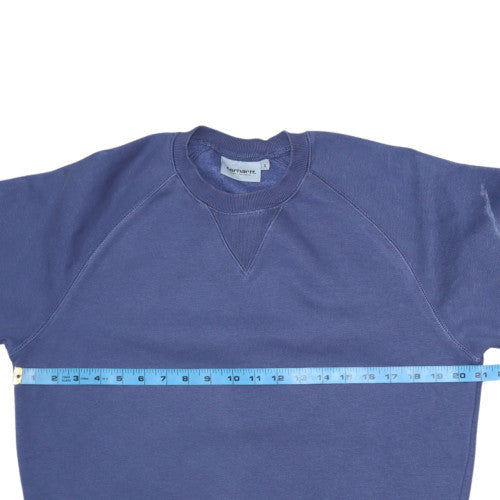 Mens UK Size S Carhartt Blue Pullover Sweatshirt