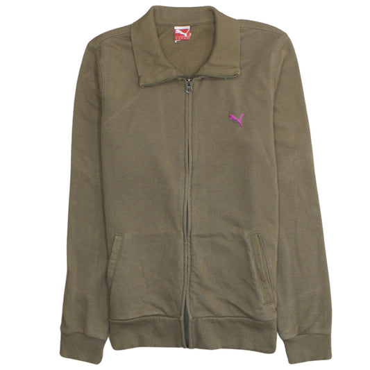 Womens UK Size 12 PUMA Brown Gym & Training Running & Jogging Walking Jacket