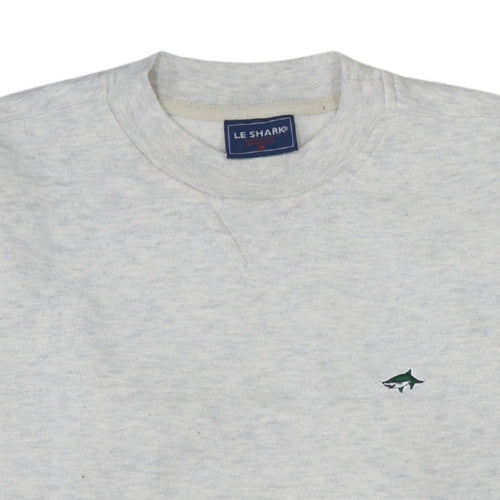 Mens UK Size M Le Shark Grey Pullover Sweatshirt