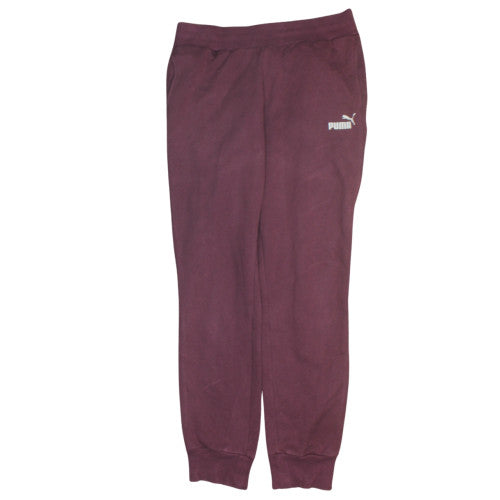Additional front view of Puma Women Purple, size 12, Sweatpants Fleece Comfort Tapered Trousers