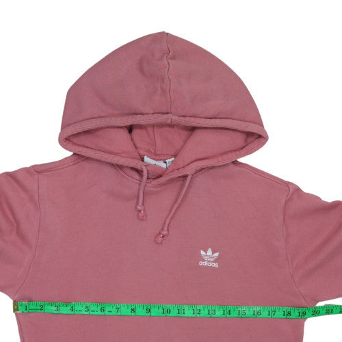 Womens UK Size XS adidas Pink Pullover Hoodie
