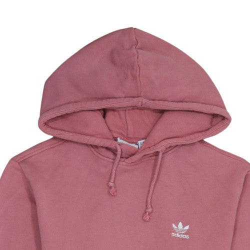 Womens UK Size XS adidas Pink Pullover Hoodie