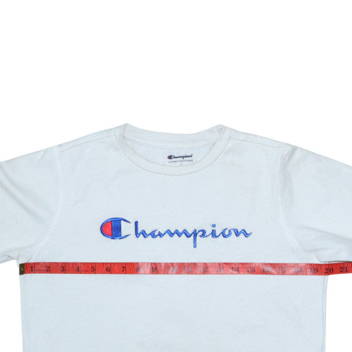 Womens UK Size L Champion White Pullover Sweatshirt