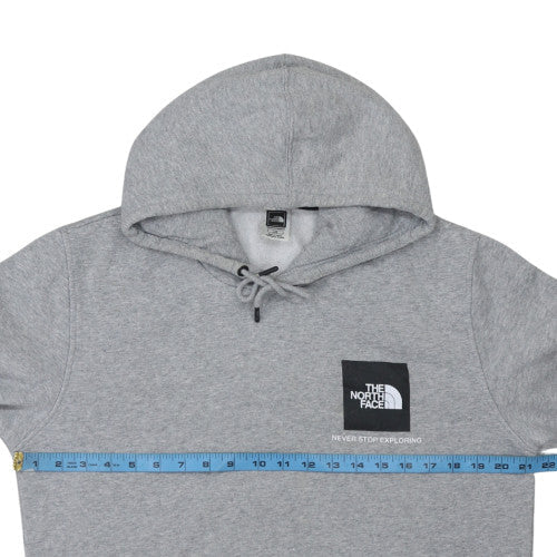 Mens UK Size L The North Face Grey Pullover Hoodie