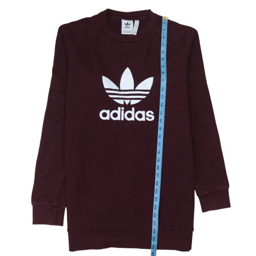 Mens UK Size M adidas Brown Pullover Sweatshirt