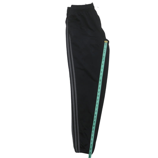 Adidas Boys Black Track Pants S Elastic Waist Jogger Trousers