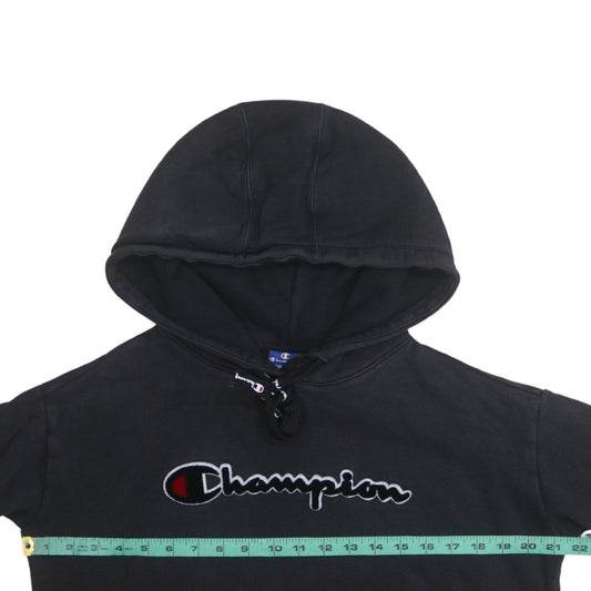 Mens UK Size S Champion Black Pullover Hoodie