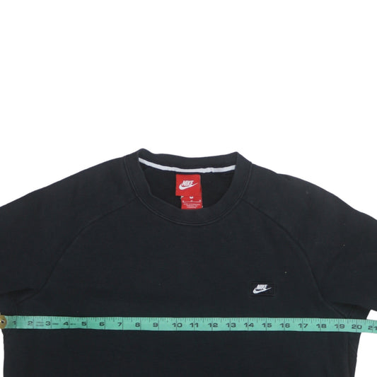 Mens UK Size M Nike Black Pullover Sweatshirt