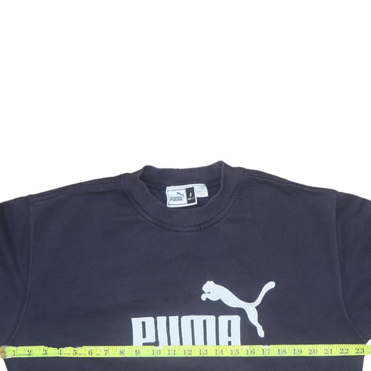 Mens UK Size S PUMA Blue Pullover Sweatshirt