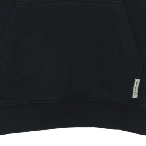 Additional view of Vans boys’ black pullover hoodie l fleece logo streetwear skateboarding