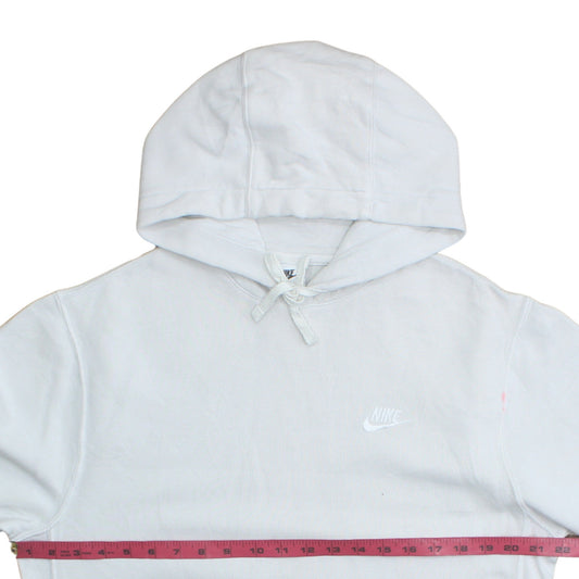 Mens UK Size S Nike White Pullover Hoodie