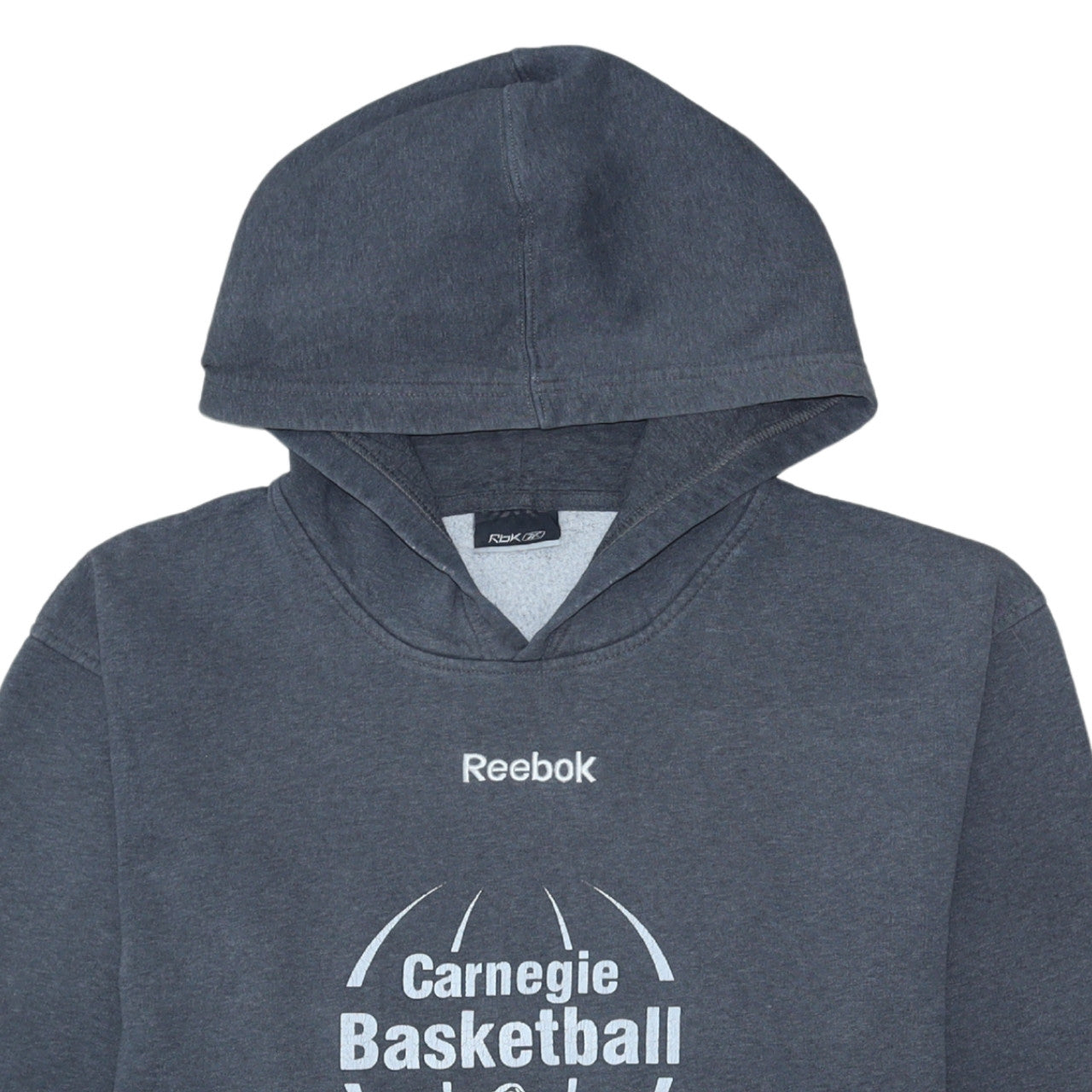 Mens UK Size XL Reebok Grey Pullover Hoodie