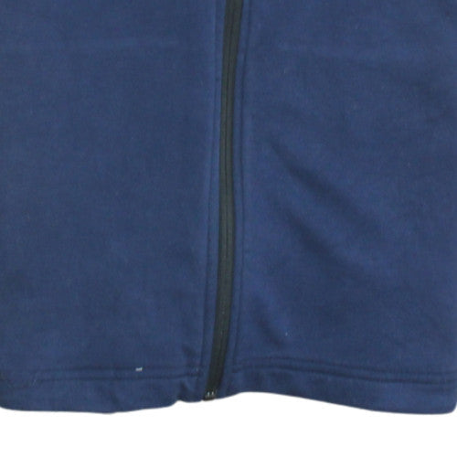 Additional view of Nike boys’ blue full zip hooded short sleeve basketball hoodie l 14-15 yrs