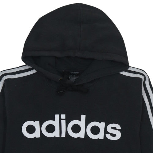 Mens UK Size M adidas Black Pullover Hoodie