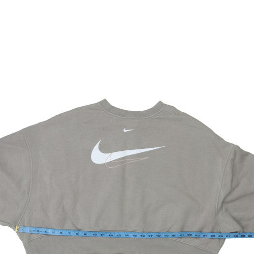 Womens UK Size S Nike Grey Pullover Sweatshirt