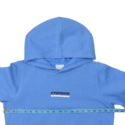 Womens UK Size L Columbia Blue Pullover Hoodie