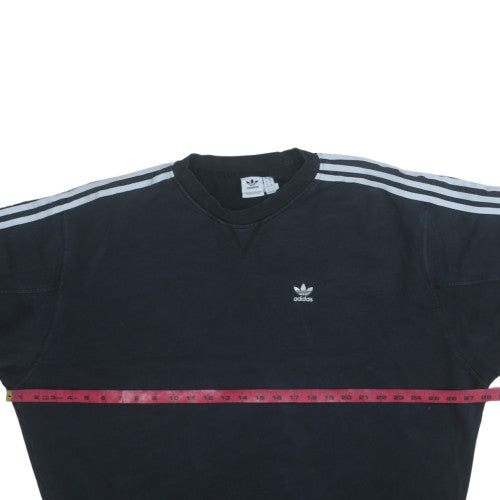 Womens UK Size 10 adidas Black Pullover Sweatshirt