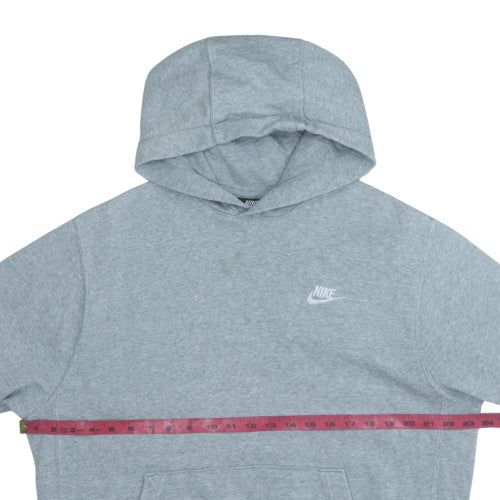 Womens UK Size M Nike Grey Pullover Hoodie