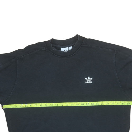 Mens UK Size L adidas Black Pullover Sweatshirt
