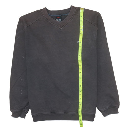 Womens UK Size M Nike Black Pullover Sweatshirt
