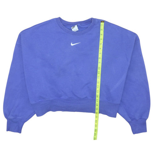 Womens UK Size M Nike Purple Pullover Sweatshirt