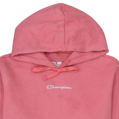 Womens UK Size L Champion Pink Pullover Hoodie