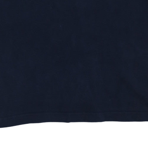 Mens UK Size XL Cotton Traders Multicoloured Henley Sweatshirt