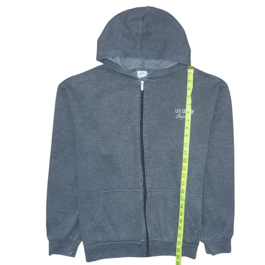 Mens UK Size M Lee Cooper Blue Full Zip Hoodie