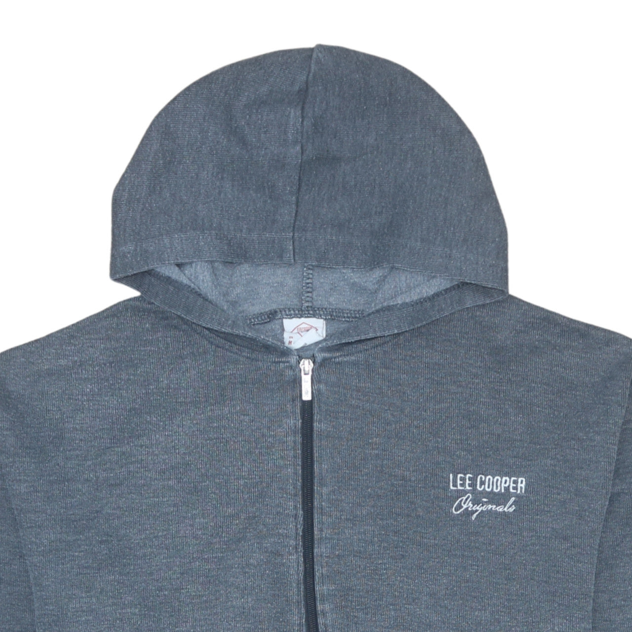 Mens UK Size M Lee Cooper Blue Full Zip Hoodie