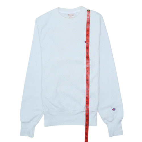 Mens UK Size XS Champion White Pullover Sweatshirt