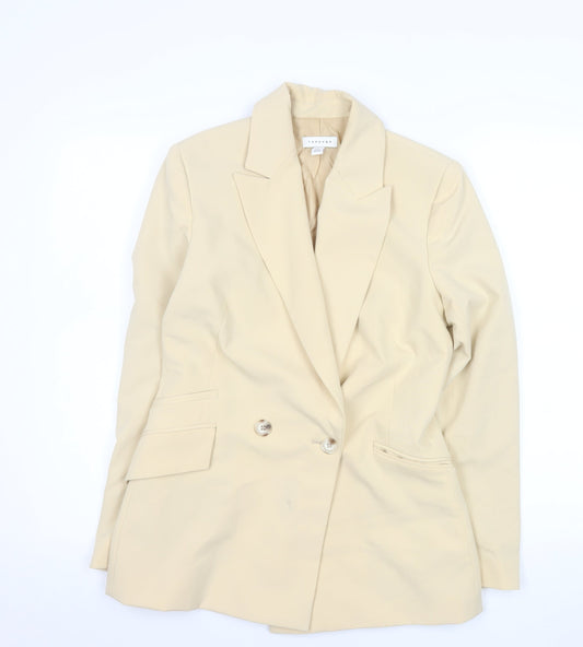 Womens UK Size 6 Topshop Regular Beige Blazer