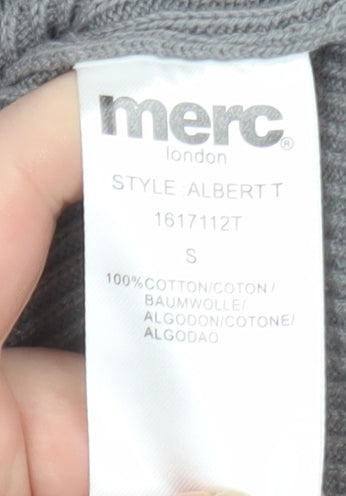 Mens UK Size S Merc London Grey Basic Jacket