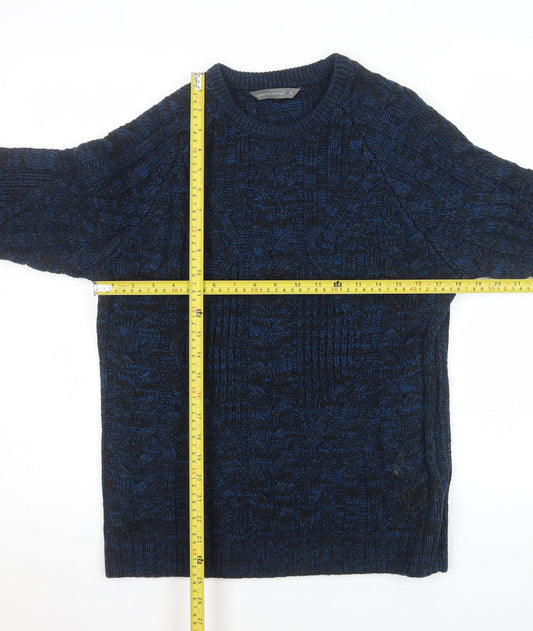 Mens UK Size S Cedar Wood State Blue Pullover Jumper
