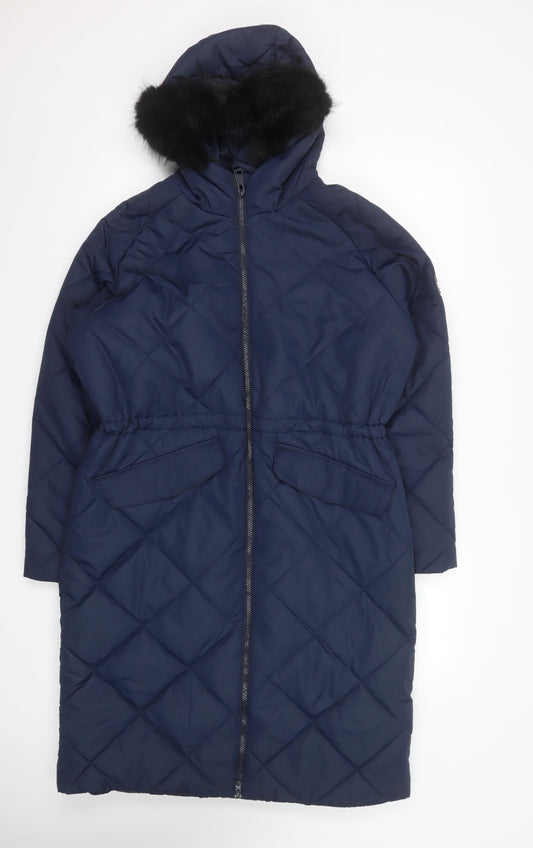 Womens UK Size 8 Regatta Blue Puffer Jacket