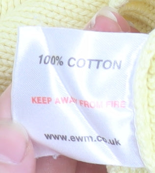 Womens UK Size M Isle Yellow Pullover Jumper