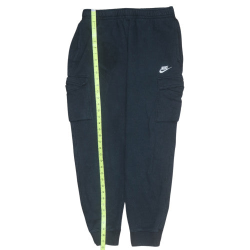 Boys UK Size L Nike Regular Fit Cargo Black Trousers