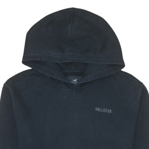 Mens UK Size XS Hollister Black Pullover Hoodie