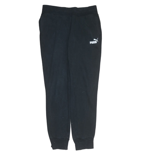 Womens UK Size 10 PUMA Regular Fit Sweatpants Black Trousers