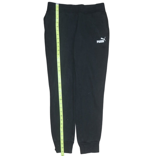 Womens UK Size 10 PUMA Regular Fit Sweatpants Black Trousers