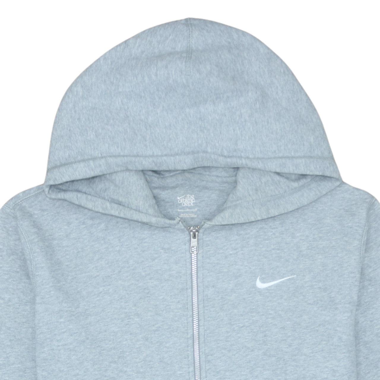Mens UK Size L Nike Grey Full Zip Hoodie