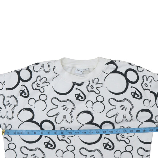 Womens UK Size S Disney White Pullover Sweatshirt