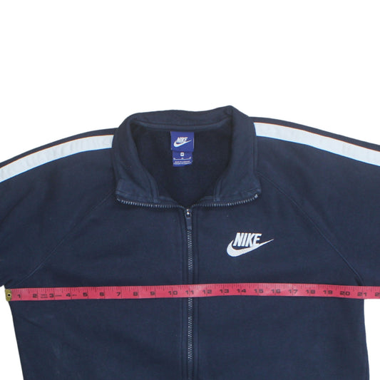 Mens UK Size M Nike Blue Full Zip Sweatshirt
