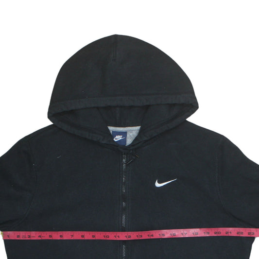 Mens UK Size L Nike Black Full Zip Hoodie