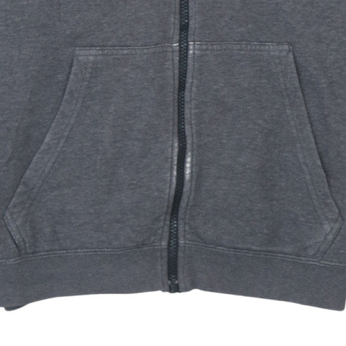 Mens UK Size S Nike Grey Full Zip Hoodie