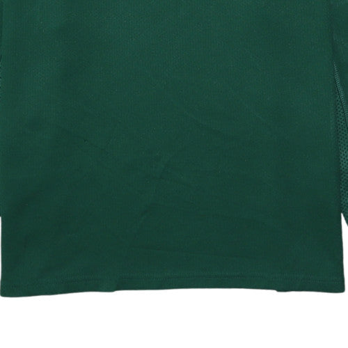 Mens UK Size L Nike Green Henley Sweatshirt