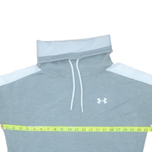Mens UK Size M Under armour Grey Pullover Hoodie