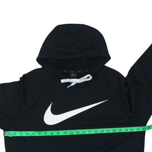 Womens UK Size L Nike Black Pullover Hoodie